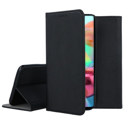 Кожени калъфи Кожени калъфи за Samsung  Кожен калъф тефтер и стойка Magnetic FLEXI Book Style за Samsung Galaxy A71 A715F черен
